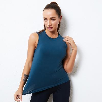 China Women Fitness QUICK DRY Tank Tops For Women Active Gym Wear Gym Sport Tank Tops Custom Made for sale