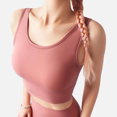 China Breathable Ladies Sportswear Workout Wear Sports Running Bra Fitness Two Piece Set for sale