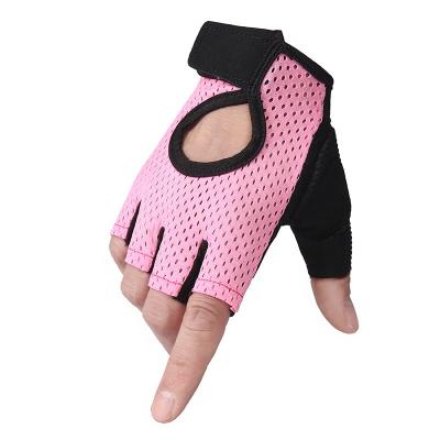 China Custom High Quality Breathable Logo Ventilated Workout Fitness Weight Lifting Gloves With Wrist for sale