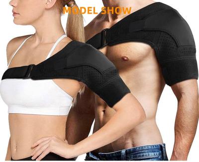 China Amazon Breathable Hot Selling Shoulder Support Belt Professional Singer Shoulder Support Brace With Double Shoulder Support for sale