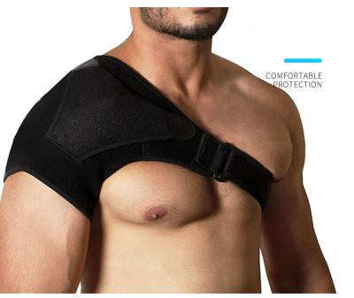 China Professional Breathable Protect Level Sports Shoulder Back Support With Adjustable Bandage Shoulder Immobilizer Brace Support For Women Men for sale