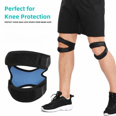 China China Factory High Quality Anti-Slip/Breathable Silicone Protective Tape Double Layer Compression Knee Pads Integrated Work For Outdoor Sports Protect for sale