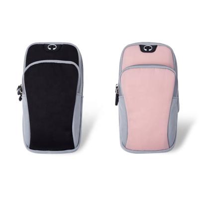 China Fashionable Shockproof Sports Woman Armband Phone Case With Waterproof Material Dual Pocket Sports Armband Pocket for sale