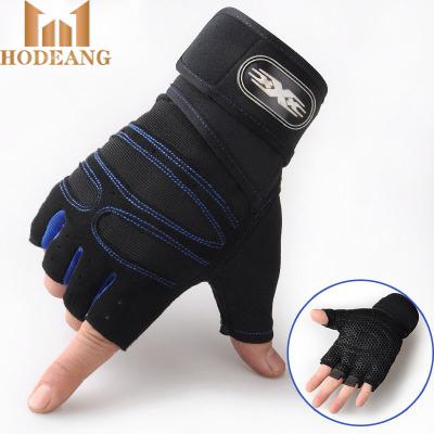 China Hot Sale Men's Weightlifting Gloves Outdoor Sports Gloves Sports Anti-slip Outdoor Climbing Gloves Wrist Fitness Gloves for sale