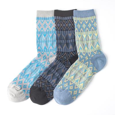 China Breathable Japanese Loose Socks Christmas Ladies Cotton Socks Retro Ethnic Style Socks for sale