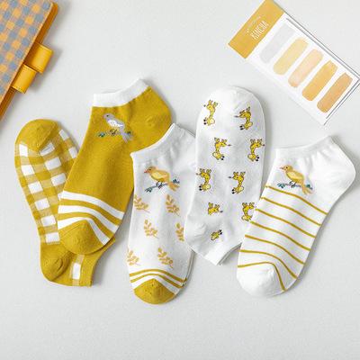 China Summer QUICK DRY Wholesale Women Cotton Cute Patterned Breathable Ankle Socks for sale