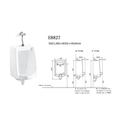 China Sensor Urinal Best Selling Quality Urinals With Good Price for sale