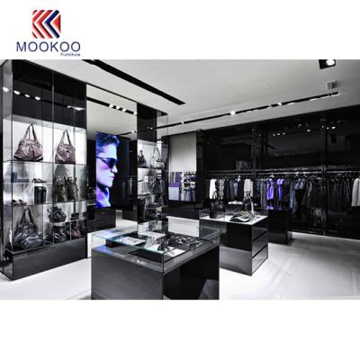 China Retail store men fashion store decoration idea clothing store furniture MOOKOO STORE FITTINGS for sale