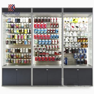 China Retail Store Store Furniture Mobile Phone Accessories Shelves Cabinet Display For Sale for sale