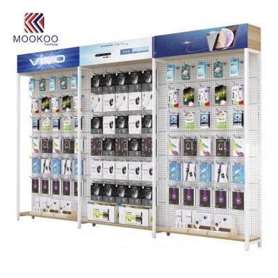 China Retail Store Retail Cell Phone Accessories Custom Display Stand Digital Furniture Cabinet For Sale for sale