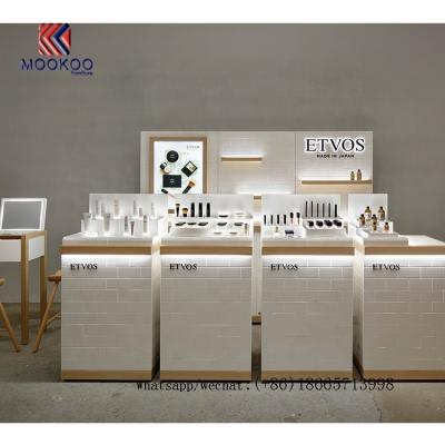 China High End Retail Store Cosmetics Show Kiosk Design for sale