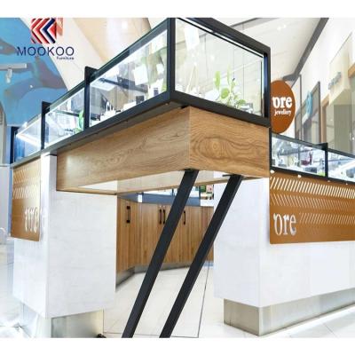 China Luxury Retail Store Display Cabinets Jewelry Kiosk for sale