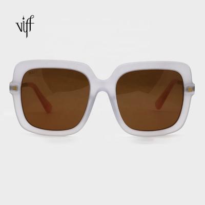 China Fashion VIFF Sunglasses HA20066 Sunglasses Shape Big Eye Oversized Glass Acetate Fit Women Sun Glasses for sale