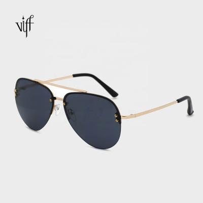 China Wholesale Luxury Men's Vintage VIFF Sunglasses HM17176 Round Round Oversized Women Shading Sunglasses Sun Glass for sale