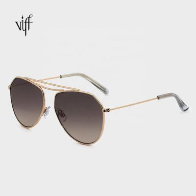 China Round Fashion Round VIFF Ray Style Metal Sunglasses HM16383 Summer Round Glass Frame for sale