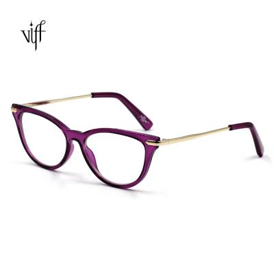 China Reading Glass VIFF Anti Ray Protection Reading Eye Glasses Blue Frame Light Blocking Blue Glass HPR18063 for sale