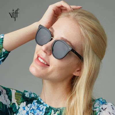 China Fashionable High Quality Designer Round Retro UV400 Logo Womens Mens Shades Sunglasses Custom Made 2020 VIFF Sun Glass HP17448 for sale