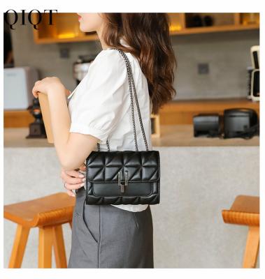 China Fashion New Style Fashion Chains Mini Messenger Bag Ladies PU Leather Handbags For Women Luxury for sale