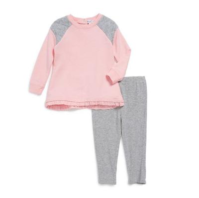 China Wholesale Autumn Round Neck Comfortable Long Sleeve QUICK DRY Tops And SHINY Pants Pajamas Set For Kids for sale