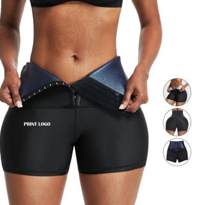 China New Arrival Antibacterial SHINY Rubber Shorts Yoga Workout Fitness Fitness Shorts Ladies Shapewear for sale