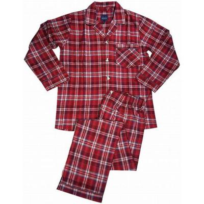 China Sleepwear 2021 Fashionable SHINY QUICK DRY Pattern Autumn Long Sleeve Cotton Plaid Casual Homewear For Men for sale