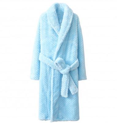 China 2021 SHINY QUICK DRY Amazon Candy Color Soft Winter Flannel Sleepwear Long Robe Homewear Warm For Unisex for sale