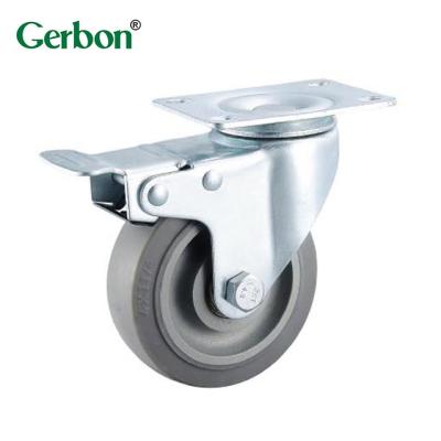 China Medium Duty Swivel 63/75/100/125mm Rigid Caster Wheels for sale