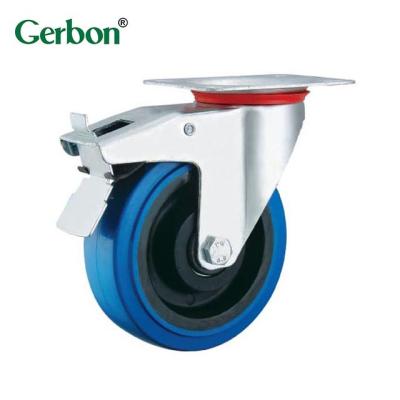 China High Quality Industrial Scaffolding PIVOT Caster Wheel Caster Elastic Rubber for sale