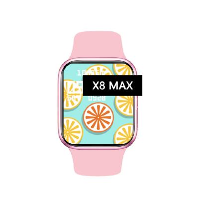 China 3G new smartwatch x8max inteligente turn smart watch x8 PK max T55 T55+ W26+ W26PRO HW22 PRO max pro button life waterproof reloj smart watch for sale