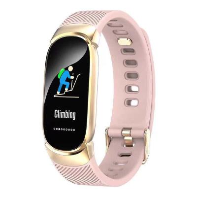 China Qw16 New Arrival Social Outdoor Running Watch China Social Reminder Message APP Smart Wristband Smart Watch Ladies for sale