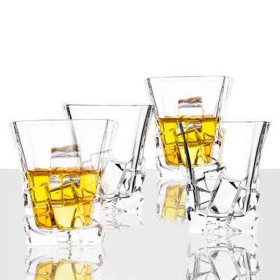 China Hot Selling Na Amazon Whiskey Glass Set Wholesale Whiskeys Glass 4 Whiskey Drinking Glass for sale