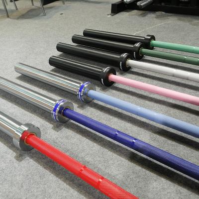 China New Style Gym Universal Fitness Weightlifting Manufacturer Custom Color Supporting Barbell Bar for sale