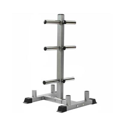 China Modern Gym Equipment Weight Lifting Dish Rack Weight Dish Rack Shaft and Organizer Barbell Bar Rack Stand for sale