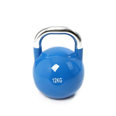 China New Universal Custom Colored PVC Coated Rubber Contoured Vinyl Coated Kettlebell for sale