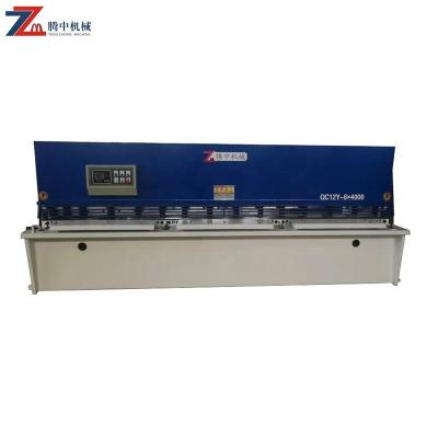 中国 Building material shops 4x2500mm stainless steel hydraulic swing beam shear guillotine shear machine for sale 販売のため