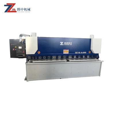 China Industrial Metal Reducing Hydraulic Sheet Metal Guillotine Shearing Machine Price QC11Y-6x3200 en venta