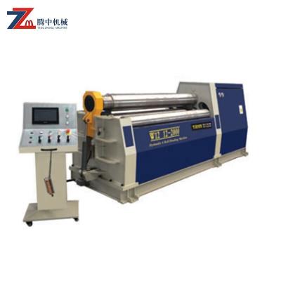 China Building Material Shops High Efficiency Three Roller Steel Plate Bending Machine For Pipe Bender, 3 Roller Steel Sheet Plate Roll Bending Machine W11 s for sale