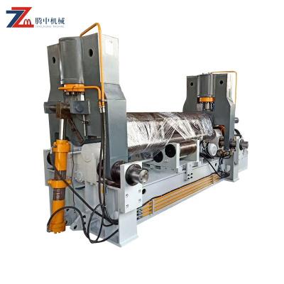 China Building Material Shops 3 Roller Automatic CNC Steel Plate Sheet Industrial Cold Press Rolling Machine Price W11S-12X2500 en venta