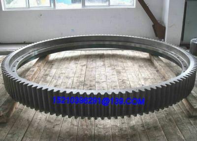 China Large Diameter Stainless Steel Rotary External Kiln Ring Gears  With CITIC for sale