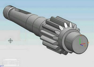 Chine Axe de usinage de pignon conique d'acier au carbone de pièce forgéee de commande numérique par ordinateur, axe de machine à vendre