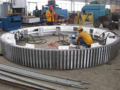 China Steel Casting Gear Ring For Ball Mill , Casting Steel Ring Gears for sale