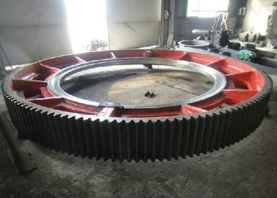 China Custom Straight Toothed Large Diameter Gear Ring / Pinion Gears With CNC Machining for sale