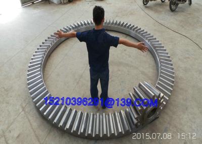 China Eccentric Heavy Duty Straight Bevel Gears Wheels , Large Diameter for sale