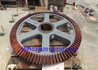 China Helix Modulus Marine Vertical Zero Backlash Gears Pinion Skew Gears Wheel for sale