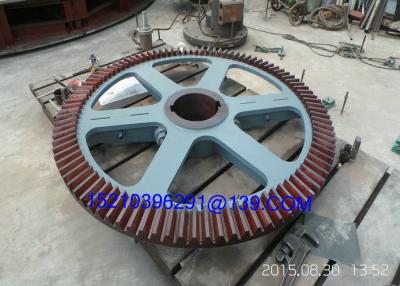 China Horizontal Vertical Gears Crossed Helical Gears / Welded Rack Pinion Flange Gears for sale