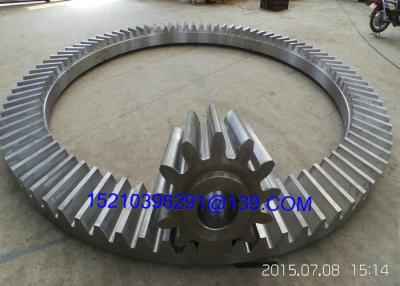 China Large Coniflex Straight - Teeth Bevel Gears Shafts , Stainless Steel for sale