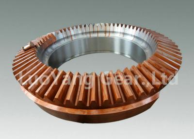 China Mining Machinery Straight Bevel Ring Gear Wheel with High Performance for sale