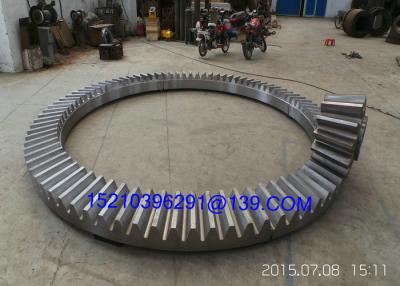 China Mechanical Heavy Forged Steel Straight Bevel Ring Gears Max 8000mm for sale