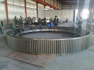 China Precision Bull Split Ring Gears , Straight Teeth Super Steel Giant Gears for sale