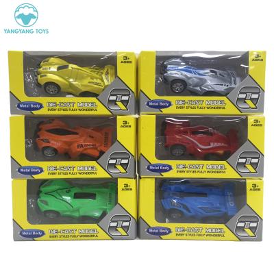 China Toy Hot Sell Diecast 1/64 Racing Vehicles Model Toy Miniature Collection Pull Back Die Cast Metal Four Wheel Drive Equation Car For Kids for sale